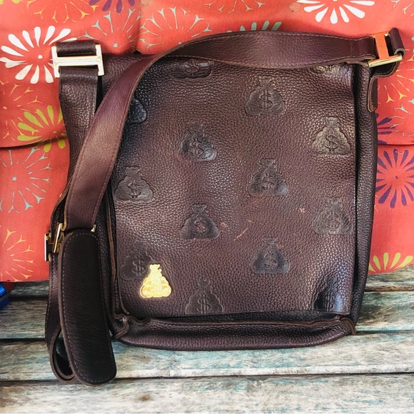 Gene Simmons Limited Edition Pebble Leather Messenger Money Bag KISS Numbered - Picture 12 of 16